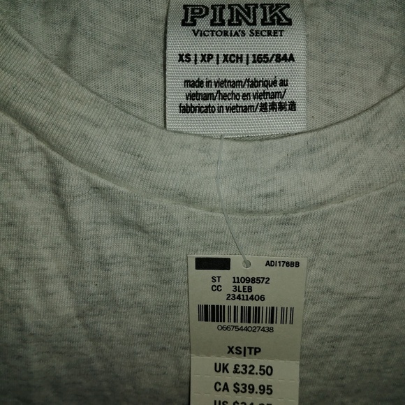 **1 LEFT**Vs Pink bling shamrock tanktop - Picture 4 of 5